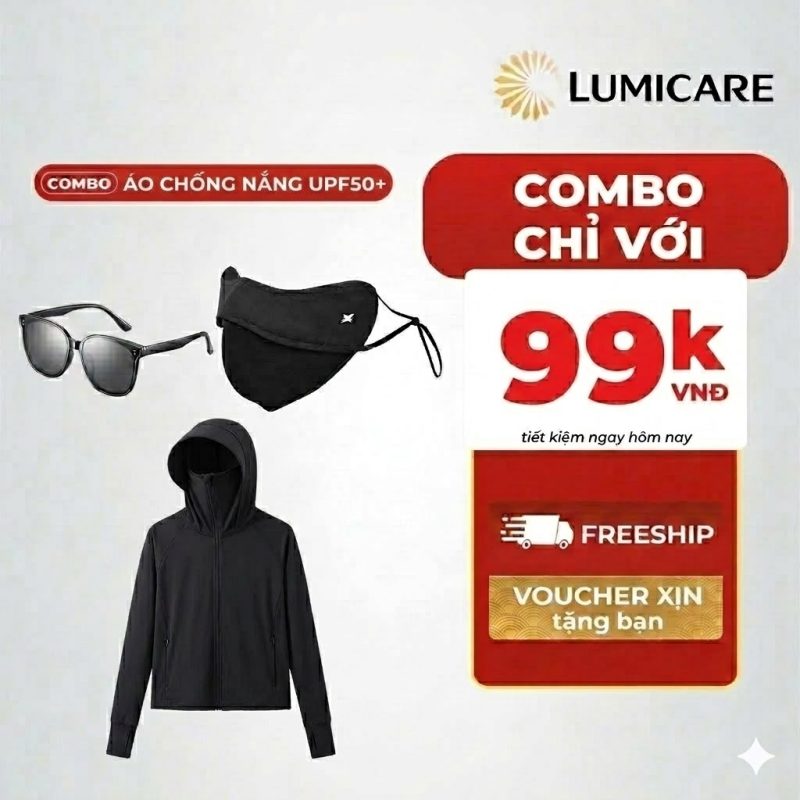 Combo áo chống nắng Lumicare